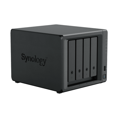 NAS Dispositivo de Protección de Datos Synology ActiveProtect DP340 | 14.5 TB de Capacidad de Copia de Seguridad | RAID 5 con 4 HDD de 8 TB | RAID 1 con 2 SSD de 400 GB | Puerto RJ-45 de 10 GbE | Protección contra Ransomware | Inmutabilidad