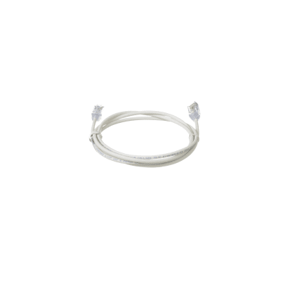 Cable de Parcheo TX6, UTP Cat6, Diámetro Reducido (28AWG), Color Blanco Mate, 15 ft