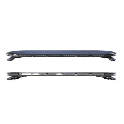 Barra de luces LED de 48", 216 LED, Dual Color, Programable, Rojo/Azul/Ámbar/Claro, Ideal para Equipar Unidades de Seguridad Publica con Domos Negros