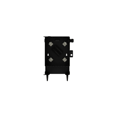 Caja de Conexión de Fibra Óptica, Para Montaje en Pared, Acepta 1 Placas FAP o FMP, Hasta 24 Fibras, Color Negro