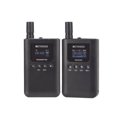 Kit para guía turístico de 1 transmisor y 10 receptores