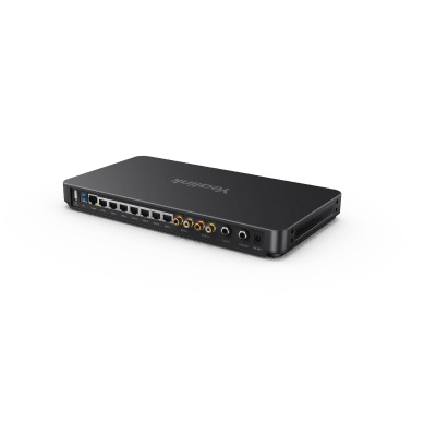 Sistema de Videoconferencia Yealink MVCS90 para Microsoft Teams Rooms ideal para Salas Grandes con Seguimiento Inteligente y Audio Profesional.