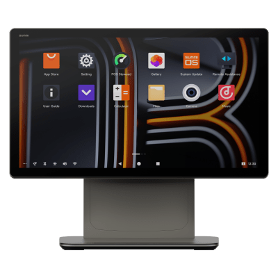 Terminal de Escritorio / Pantalla FHD 15.6" / Qualcomm Hexa-core 2.4 GHz / 4 GB RAM + 64 GB ROM / Android 13 / Touch ID / Wi-Fi Dual Band
