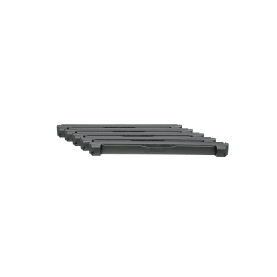 Tapa Ciega Estándar de 19in, Compatible con Racks con Rieles de Orificio Roscado, Instalación sin Herramienta, Plano, 1 UR, Color Negro