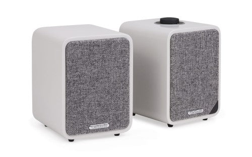 RUARK  MR1 Mk2 Sistema de altavoces estereo Bluetooth, Amplificador de Alta Fidelidad, Entrada digital óptica, Entrada Auxiliar y Salida para Subwoofer, Control Remoto Incluído