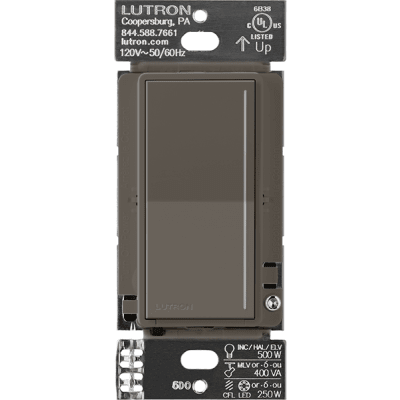 (RadioRa3) Atenuador  táctil SUNNATA Dimmer PRO color blanco para linea Radio Ra3, Requiere cable neutro 250W LED / CFL