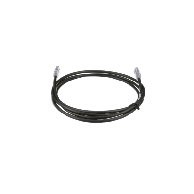 Cable de Parcheo UTP, Cat6A, 24 AWG, CM, Color Negro, 26 ft