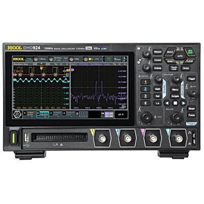 Osciloscopio Digital RIGOL de 4 Canales Análogos, 250 MHz de Ancho de Banda Análoga, Vel. de Muestreo-Tiempo Real de 1.25 GS/s.