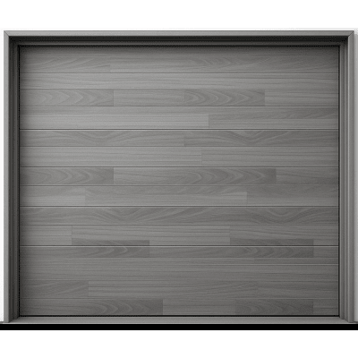 Puerta de Garage de Alta Calidad / Estilo Americano / Acabado Laminado PREMIUM / Color Gris / 10x7 Pies.