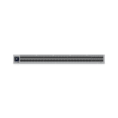 UniFi Switch Enterprise Campus Aggregation, Capa 3, 48 puertos Etherlighting SFP28 de 25G, 6 puertos QSFP28 de 100G, 5 abanicos, ruteo dinámico BGP, doble fuente redundante, alta disponibilidad, enlace multichasis (MC-LAG)