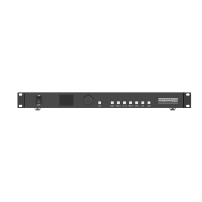 Controlador de Video LED VC4 / 4 Puertos Gigabit Ethernet / Entradas HDMI 1.3, DVI, VGA, CVBS / Salida Máxima 2.6 MP / Compatibilidad con RS232