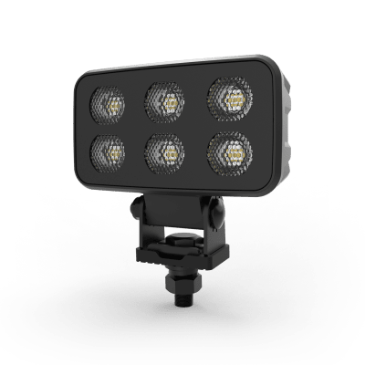 Luz de Trabajo Ultra brillante Cuadrada, 6 LED, 4630 Lúmenes, 12-24 Vcd