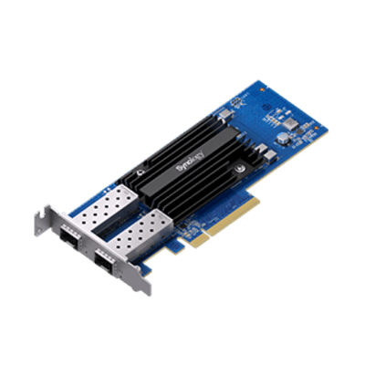 Adaptador de Red SFP28 de 25 GbE de Doble Puerto | Compatible con Synology | PCIe 3.0 x8 | SFP28 SR y LR | Link Aggregation | Garantía de 5 Años.