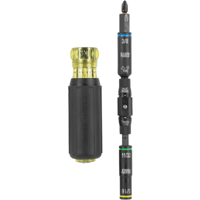 Destornillador / Llave de Tuercas 10 en 1 KNECT™ con Clasificación de Impacto / Compatible con Herramientas Eléctricas / Puntas Intercambiables / Portabrocas KNECT™ de 12 Puntos / Barra de Acero / Torque de 150 in-lb