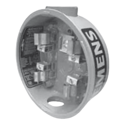 Base de medicion Siemens, 4 Mordazas, 100 Amp