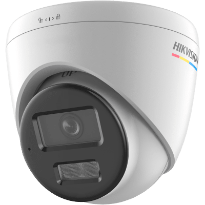 [Dual Light + ColorVu] Turret IP 6 Megapixel / Lente 2.8 mm / 30 mts IR + 30 mts Luz Blanca / Micrófono Integrado / ACUSENSE Lite / Exterior IP67 / WDR 120 dB / PoE / Micro SD