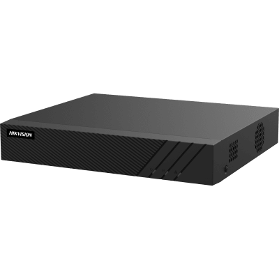 NVR 8 Megapixel (4K) (Compatible con Cámaras ACUSENSE) / 4 canales IP / 4 Puertos PoE+ / 1 Bahía de Disco Duro / Salida de Vídeo en 4K / 300 Metros PoE Modo Extendido