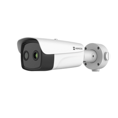 Bala IP Térmica 640 × 512 / Lente 50 mm / Termométrica / Detección de Temperatura / PoE+ / Exterior IP67 / Recubrimiento Anticorrosivo / MicroSD