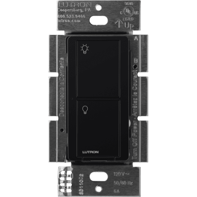 (Caseta Wireless) Interruptor Inteligente On/Off, No requiere cable neutro. 5A / 110-277V