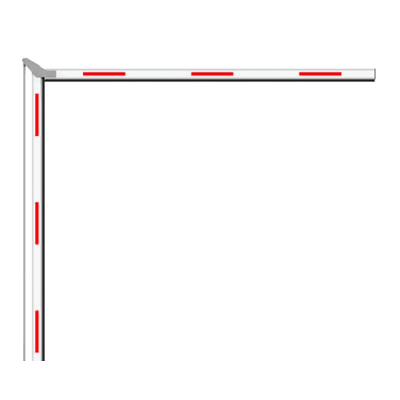 Brazo Articulado 3 mts (1.5+1.5) para Barreras Hikvision Serie DSTMG520 / Requiere Enganche Articulado.