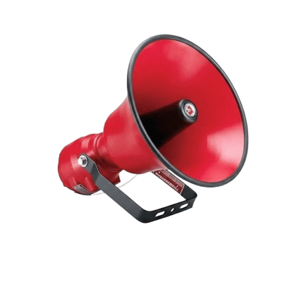 Altavoz de anunciamiento publico a prueba de explosiones AudioMaster®, 30W de Potencia, Listado UL y cUL para Clase I, División 1, Grupos B, C y D; Clase I, División 2, Grupo A, B, C y D; Clase II, División 2, Grupos F y G; Color