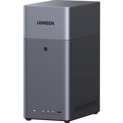 NASync DXP2800 | SO UGOS Pro |  Intel N100 12th Gen Intel® 4 Core™ | 2 Bahías SATA hasta 48TB | 2-Bahias (M.2 NVMe) hasta 16TB | 8GB DDR5 (Exp. a 16GB) | Ethernet 2.5G  | HDMI 4K | 2* USB2.0 | 1*USB 3.2Gen | 1* USB 3.2Gen2 | 1*USB-C 3.2Ge