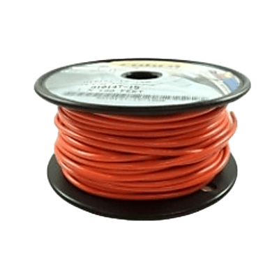 Cable Eléctrico Color Naranja Calibre 14 / UL 1015-1230 / Cobre Estañado Clase K / 600 Voltios / 105°C Seco - 75°C Húmedo / Aislante PVC Retardante de Llama VW-1 / Resistente a Humedad, Abrasión, Ácido, Combustib