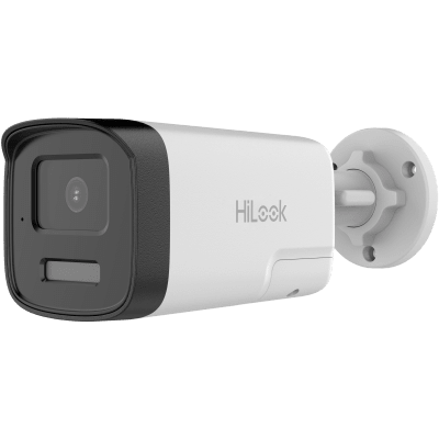 Cámara Bullet THC-B257-LTS 3K (2960x1665) / Audio Bidireccional / Luz Híbrida IR y Blanca 40 mts / IP67 Exterior / Metal / WDR Digital / HIKVISION-C