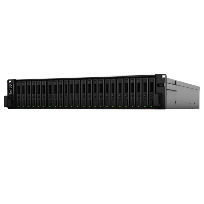 Servidor All-Flash Synology FlashStation FS6400 | 24 Bahías SAS-SATA | Dual Intel Xeon Silver 4110 | 32GB DDR4 ECC RDIMM | 10GbE | Escalable hasta 72 Unidades.