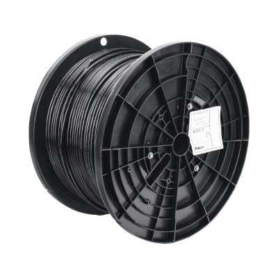Bobina de Cable UTP de 4 Pares OSP (Planta Externa), Cat6 de Rango Extendido, 22 AWG, Color Negro, 305 m.
