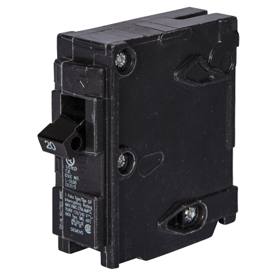 Interruptor automático enchufable tipo QP 1 polos, 20 amp