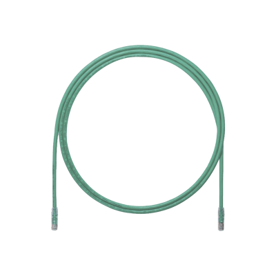 Cable de Parcheo UTP, Cat6A, 24 AWG, CM, Color Verde, 2 ft.