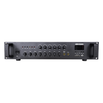 Amplificador de Audio / 240 W / 6 Zonas Independientes / Bluetooth / USB / SD / 70V / 100V / Montaje en Rack