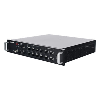 Amplificador de Red / 4 Zonas 250W / Salida 100V/70V / Bluetooth 5.0 / Entrada de Alarma / Síntesis de Voz TTS