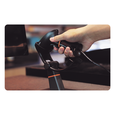 Escáner 2D Portátil / CMOS 640×480 / Precisión ≥3 mil / QR y EAN13 / USB Tipo A / Caídas 1.2 m (3.9 ft)