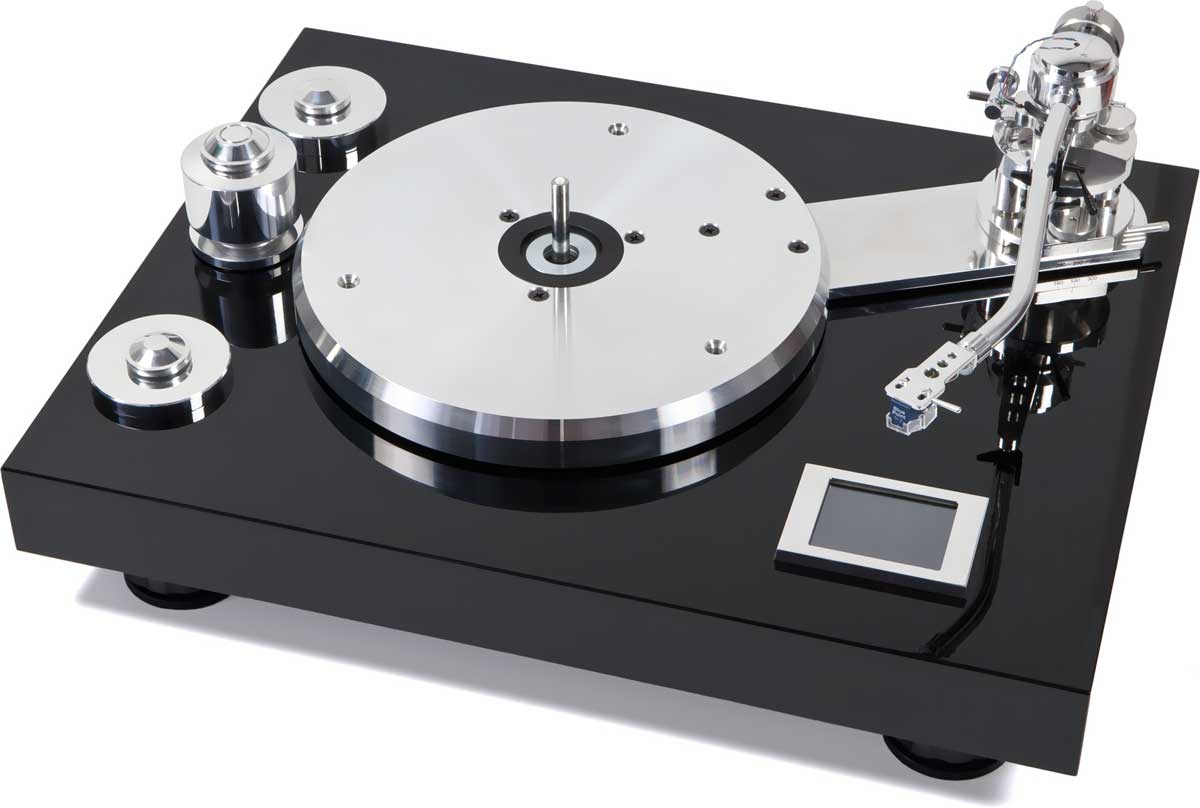 Pro-Ject SIGNATURE 12 Tronamesa de alta gama para "Audiofilos" que celebra los 20 años de Pro-Ject!  Superficies metálicas pulidas al alto brillo,  Incluye juego completo de herramientas y accesorios de calibración.