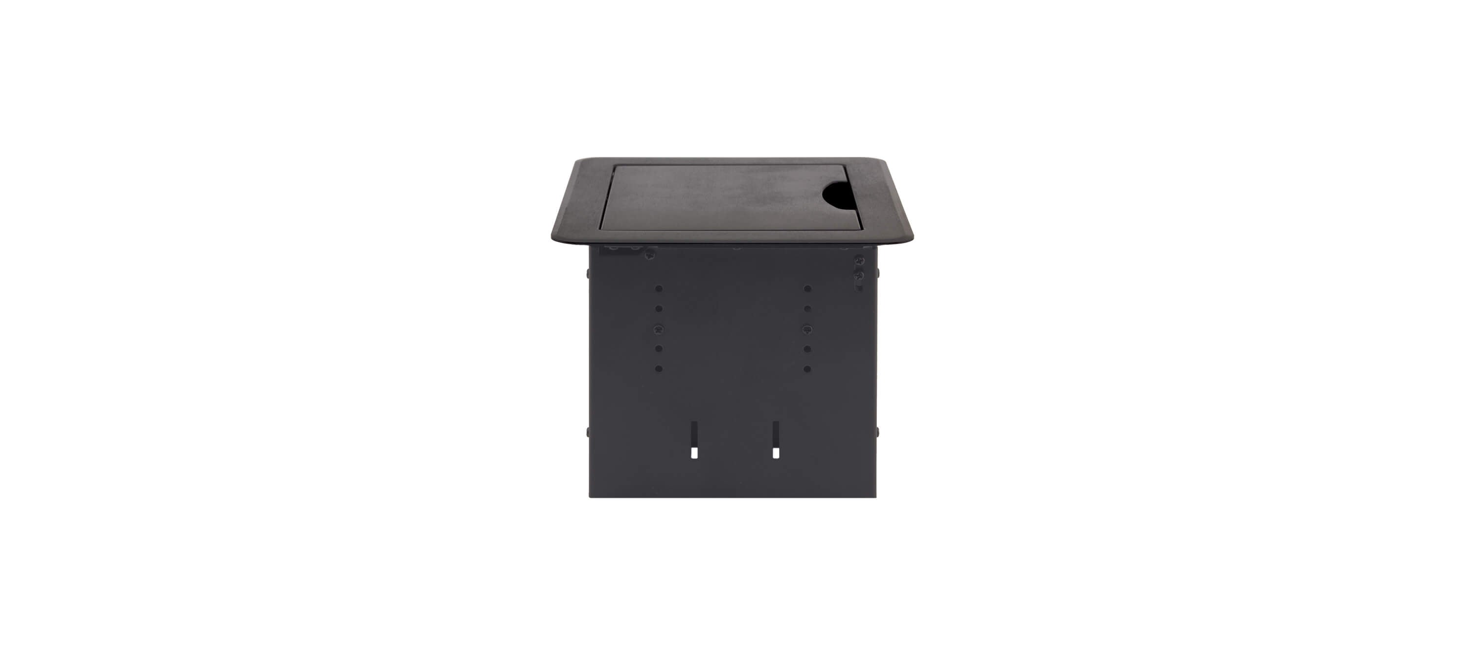 KRAMER TBUS-1Axl Caja modular multiconexión para montaje en mesa con tapa abatible
