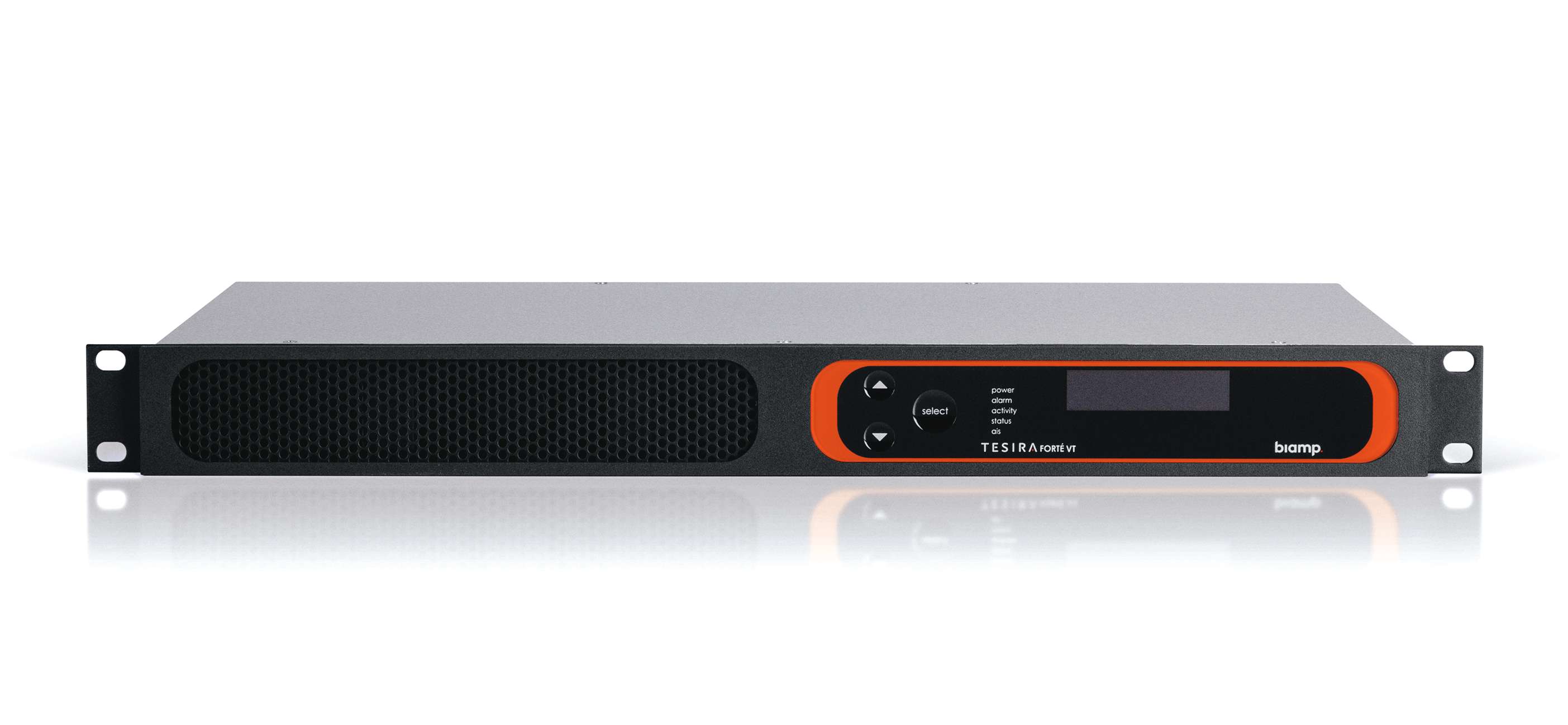 BIAMP TesiraFORTE VT Procesador de audio 12 entradas 8 salidas análogas, incluye tecnología de cancelación de eco acústico (AEC) 8 canales de audio USB, 4 conexiones GPIO, interfaz VoIP de 2 canales