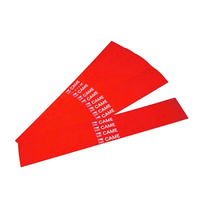 Paquete de 20 bandas reflectantes rojas para mástil 001-G0401,001-G0601 CAME