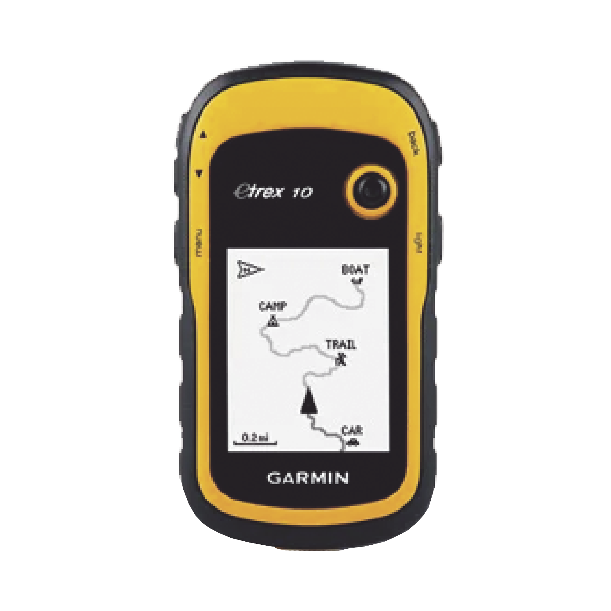 GPS portátil eTrex10 con mapa base precargado.
