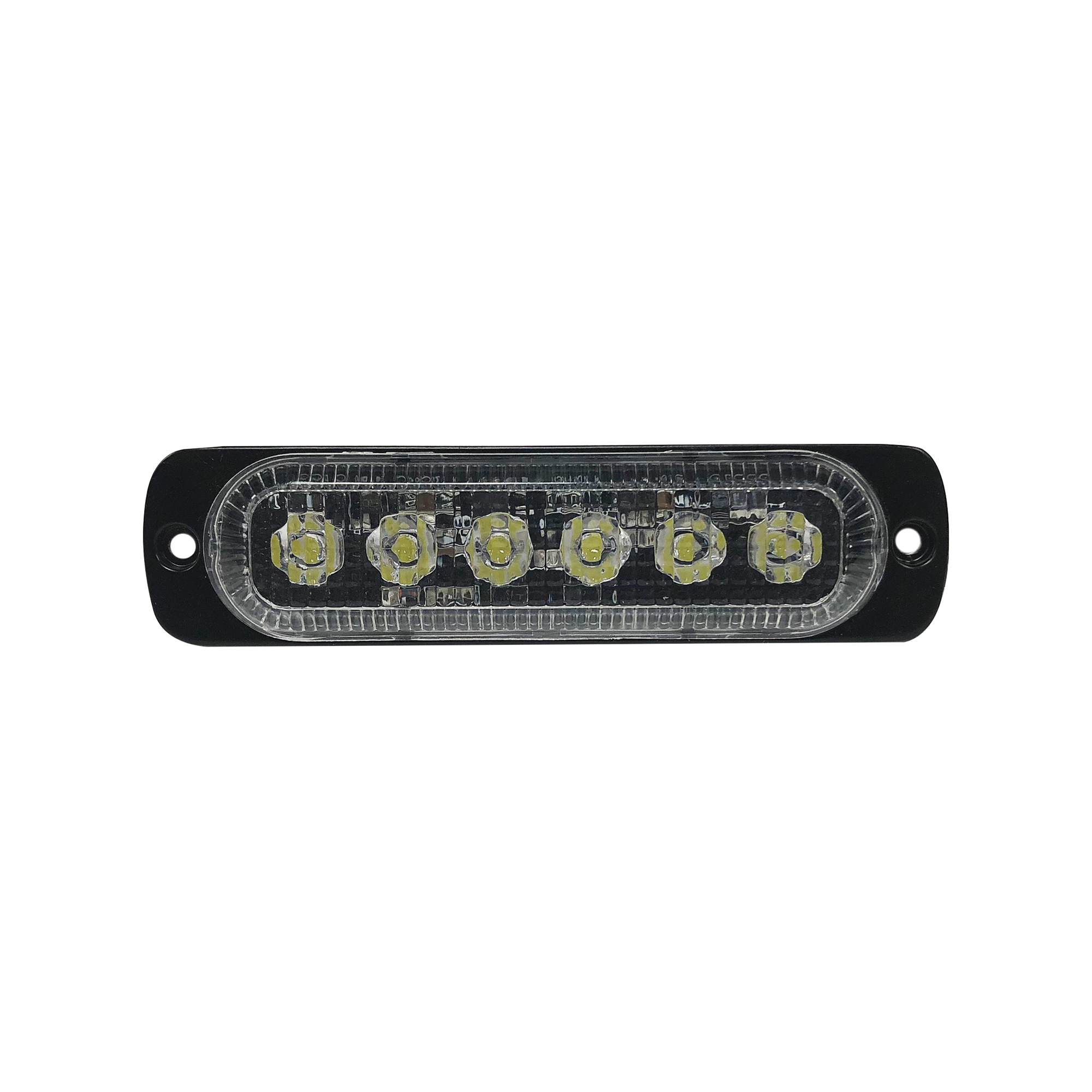 Luz direccional con 6 LEDS, color claro, 12-24 VCD