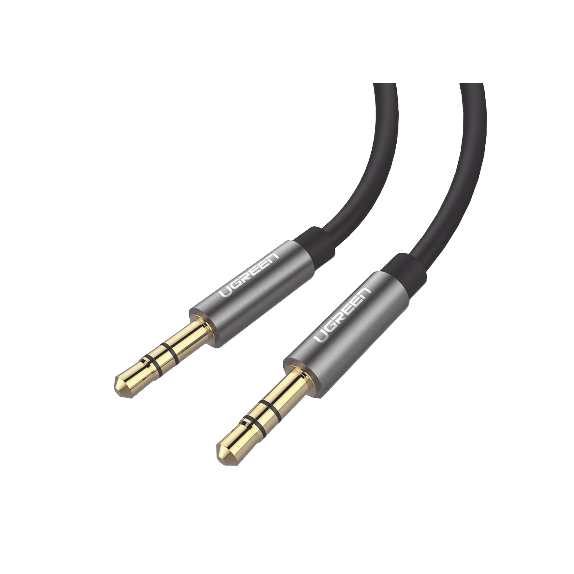 Cable Auxiliar 5 Metros Color Negro / Conector 3.5mm a 3.5mm Macho-Macho