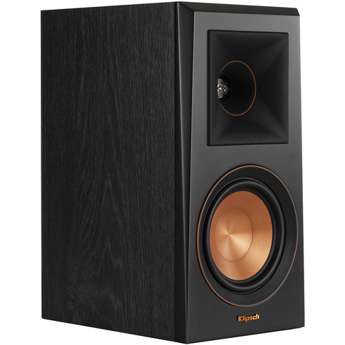 KLIPSCH RP-500M Reference Premiere Altavoz de estante 2 vías, 75W RMS 300W Pico,  Tweeter de titanio 1" 1 Woofers de cobre hilado 5.25"  Color Ébano 1 Par