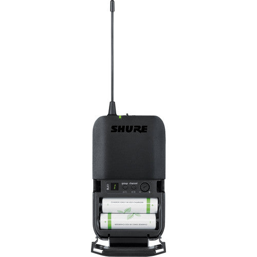 SHURE BLX1 Transmisor de body pack inalámbrico (J11: 596 a 616 MHz)