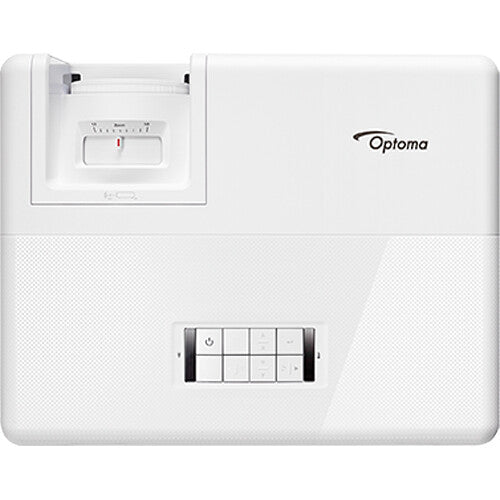 OPTOMA ZW400  Videoproyector de 4000 Lúmenes, Lampara Laser, compacto, puede operar 24/7 sin mantenimiento, Compatible con 1080p Resolución nativa WXGA