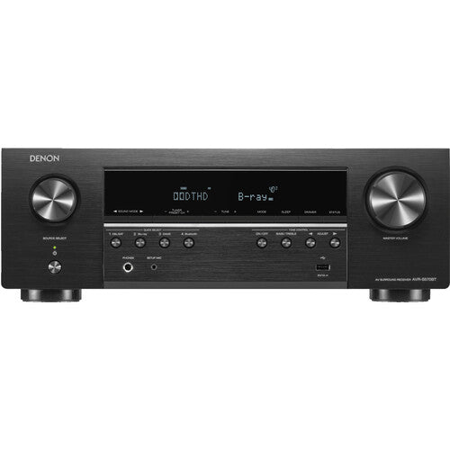 DENON AVR-S570BT Receptor AV 5.1 canales hasta 130W/Canal 8K, HDR10+ Dolby Vision™ eARC, Dolby Atmos