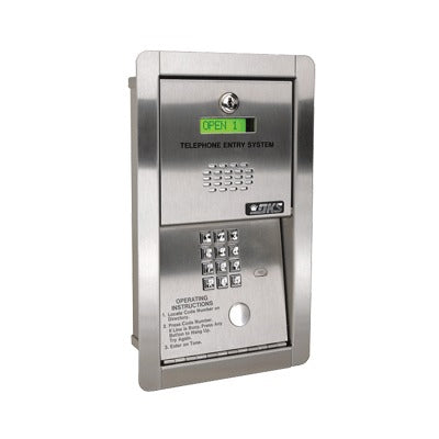 Audioportero telefónico / 600 números telefónicos / Control para 2 puertas / Gabinete para sobreponer/ Marcación a 16 digitos / Linea análoga o digital