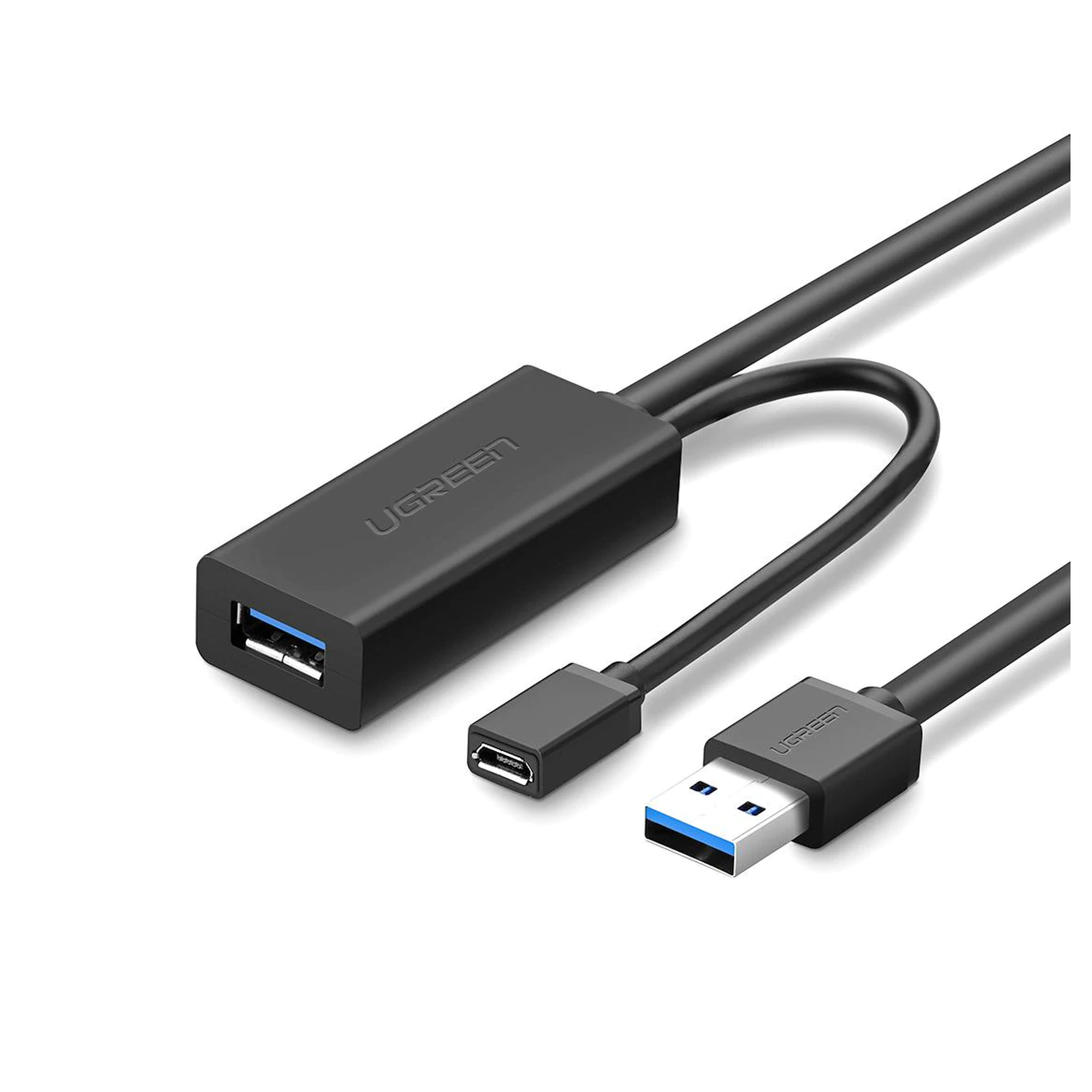 Cable de Extensión Activo USB3.0 / 5 Metros / Negro