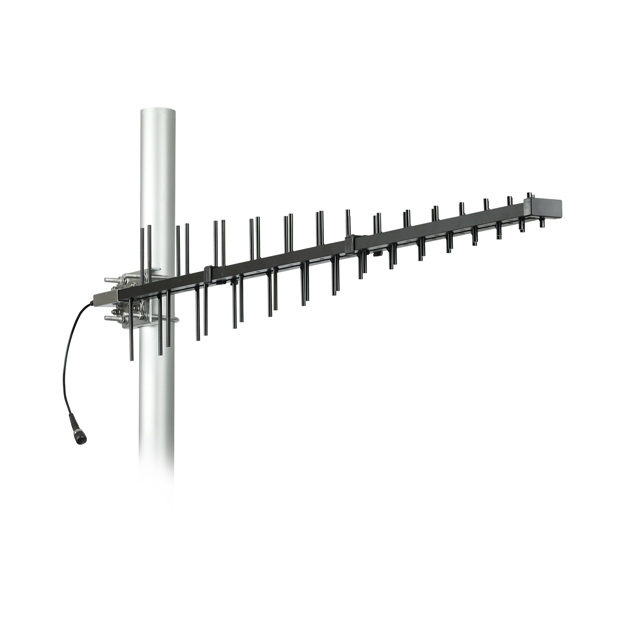 Antena LPDA de Alta Ganancia | ESPECIAL PARA AMPLIFICADORES DOBLE Y TRIPLE BANDA DE FRECUENCIA | 698-2700 MHz | 12.15 dBi
