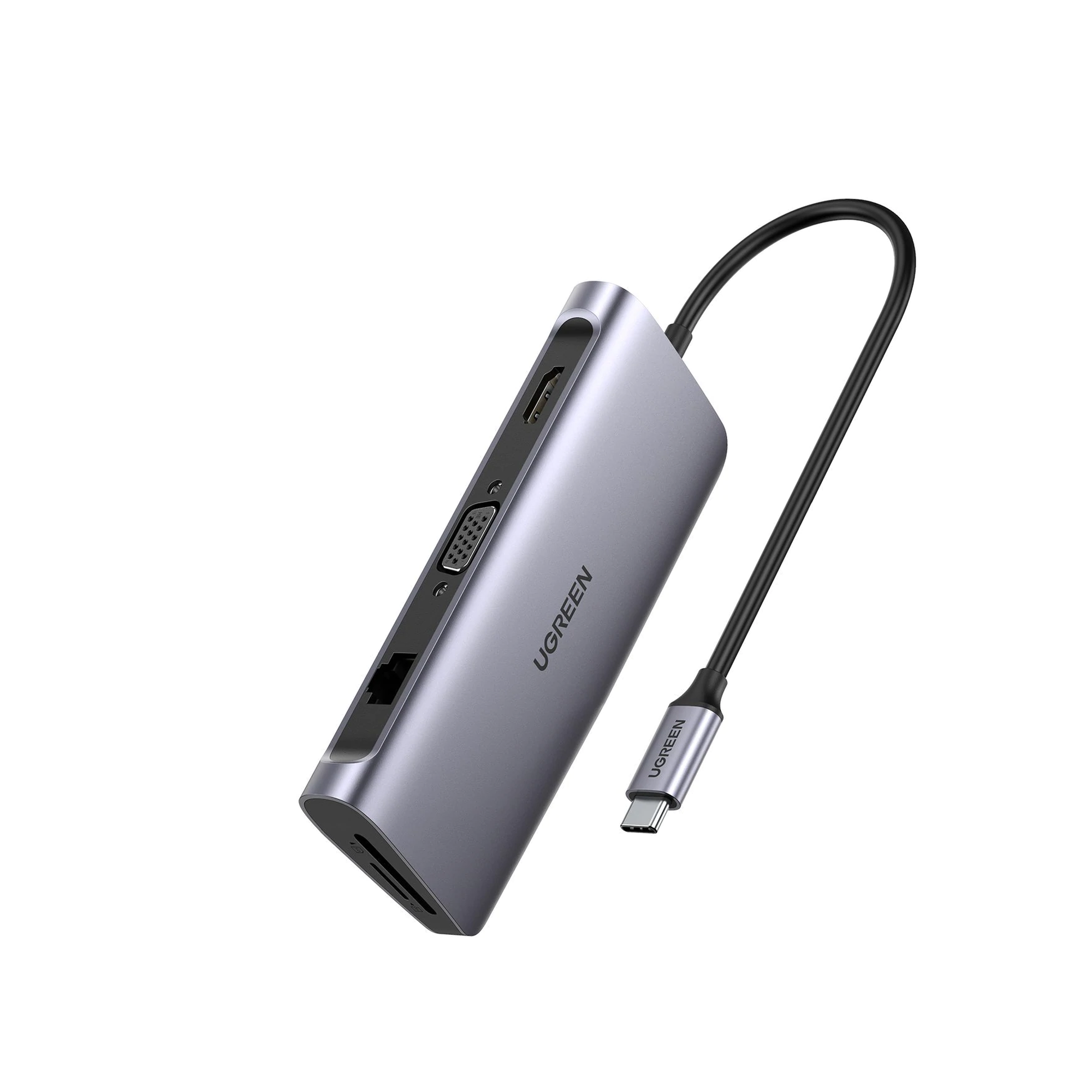 HUB USB-C HDMI / Ethernet / VGA / 9 en 1